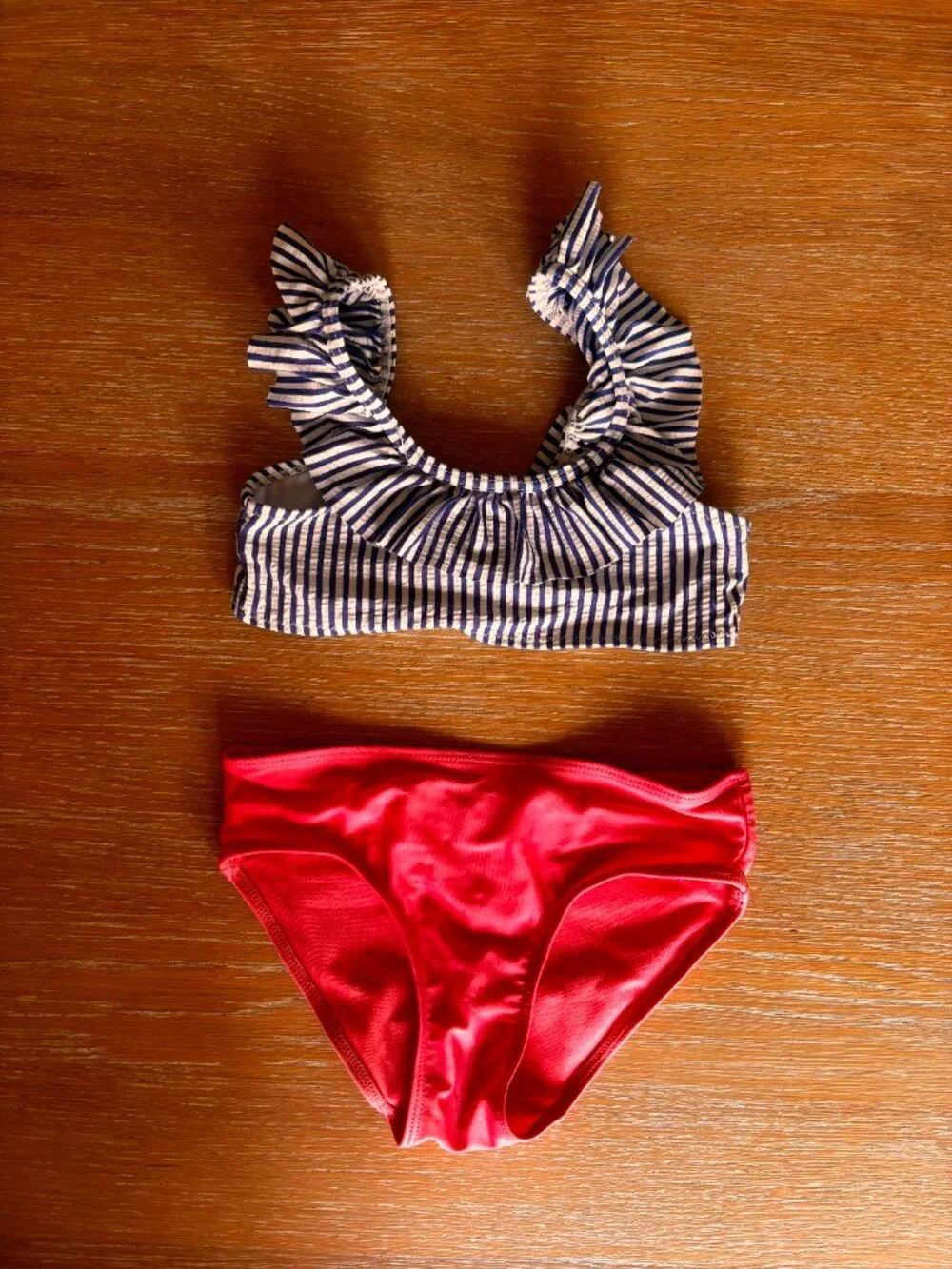 Blue and Pink Bikini
